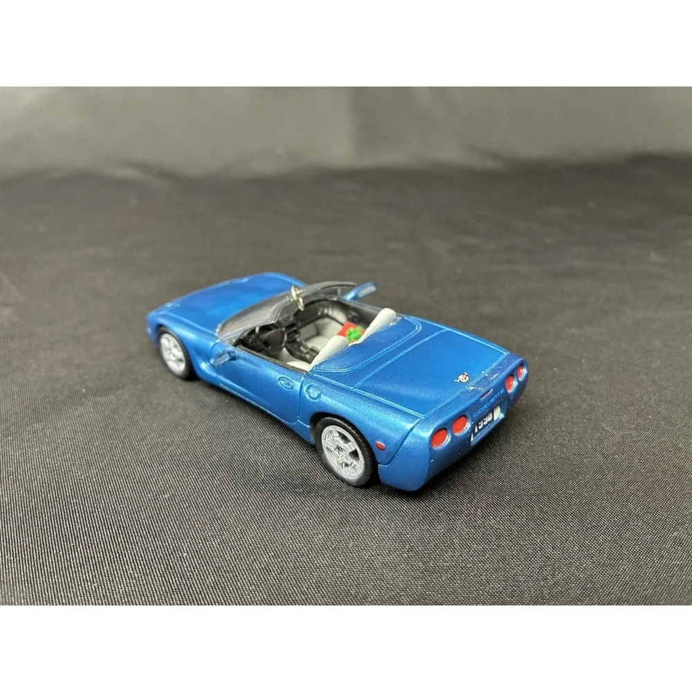 Hallmark Keepsake 1998 Corvette Convertible Ornament Blue QX6416 Vintage